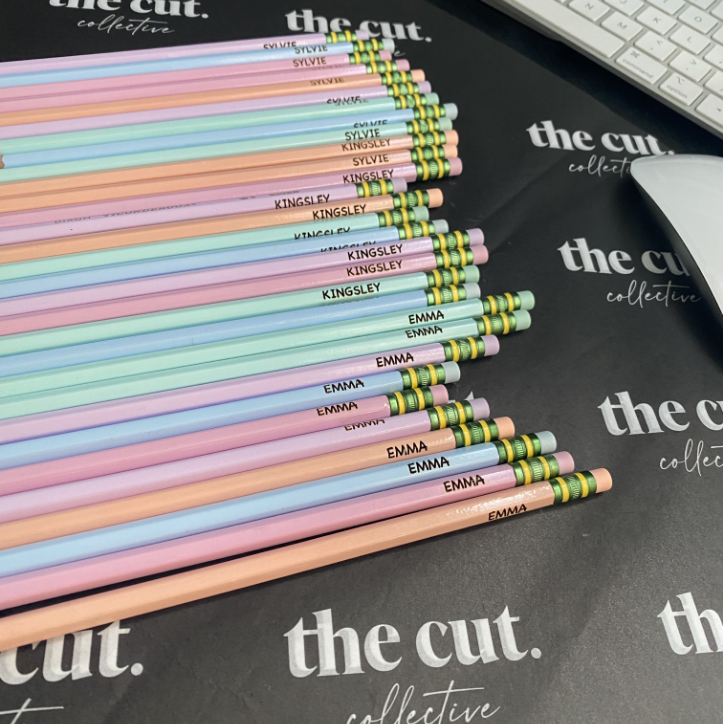 Personalized Back-to-School Engraved Pencils